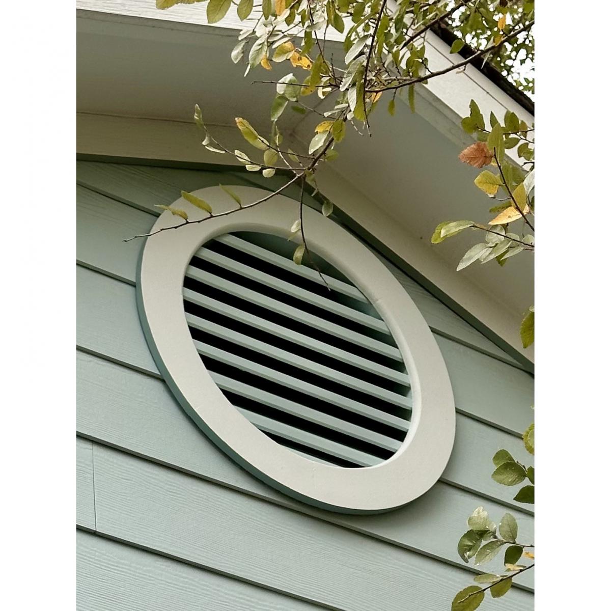 Rustic Wood Gable Vent w/ 1