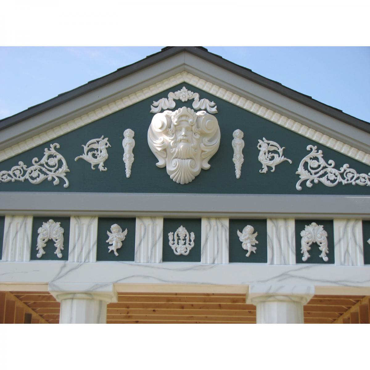 Ekena Mllwork PML06X06AS-CASE-4 Ashford Corner (4-Pack) Panel Mouldng, 6 1/8"W X 6 1/8"H