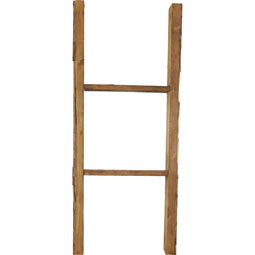 Ekena Millwork - DECRLDR - Vintage Farmhouse  Ladder, Barnwood Decor Collection