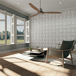 Ekena Millwork - WPSM - 19 5/8"W x 19 5/8"H Smith EnduraWall Decorative 3D Wall Panel