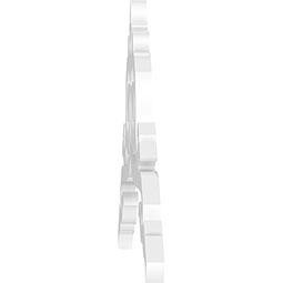Ekena Millwork - GPPBAI - Standard Baile Architectural Grade PVC Gable Pediment