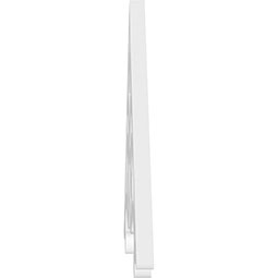 Ekena Millwork - GPPHUR - Standard Hurley Architectural Grade PVC Gable Pediment