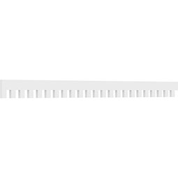 Ekena Millwork - DENPELZ00 - Elizabeth Architectural Grade PVC Dentil Trim