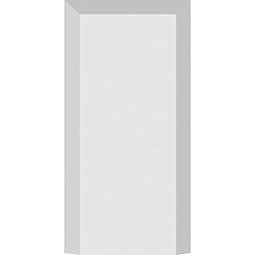 Ekena Millwork - PBPFOS01 - Standard Foster Plinth Block with Beveled Edge