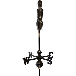 Dalvento, LLC - DVMERMAID-T - Mermaid Weathervane with Traditional Directionals and Globes