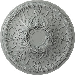 Ekena Millwork - CM26TN_P - 26"OD x 3"P Tristan Ceiling Medallion (Fits Canopies up to 5 1/2")