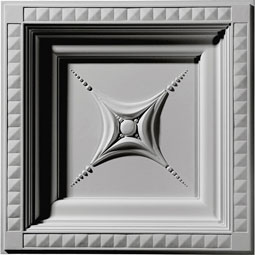 Ekena Millwork - CT24X24ST - 24"W x 24"H x 2 7/8"P Star Ceiling Tile