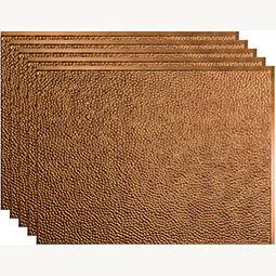 ACP - FHB - Fasade 18in x 24in Hammered Backsplash Panel (5 Pack)
