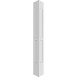 Turncraft Architectural - ECEND - Premium Square Non-Tapered Double Raised Panel PVC Endura-Craft Column Wrap Kit
