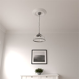 Ekena Millwork - CM16AD_P - 16 1/8"OD x 3 5/8"ID x 1"P Adonis Ceiling Medallion (Fits Canopies up to 10 1/4")
