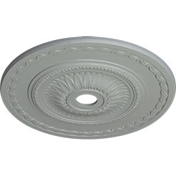 Ekena Millwork - CM29SF_P - 29 1/2"OD x 3 5/8"ID x 1 5/8"P Sunflower Ceiling Medallion (Fits Canopies up to 5 5/8")