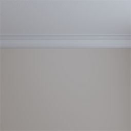 Ekena Millwork - MLD04X02X04HO - 4"H x 2 1/4"P x 4 1/2"F x 94 1/2"L Holmdel Traditional Smooth Crown Moulding