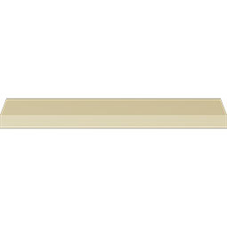 Ekena Millwork - MLD02X02X04CL - 2 3/8"H x 2 3/8"P x 3 3/8"F x 94 1/2"L Classic Cove Crown Moulding