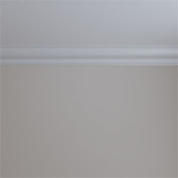 Ekena Millwork - MLD03X04X05TR - 6"H x 4 1/2"P x 7 5/8"F x 94 1/2"L Maria Traditional Cove Crown Moulding