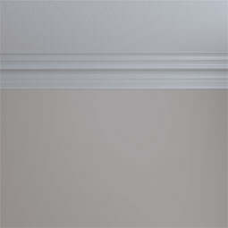 Ekena Millwork - MLD05X05X07FE - 5"H x 5"P x 7"F x 94 1/2"L Felix Traditional Smooth Crown Moulding