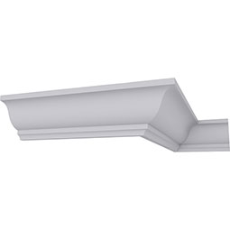 Ekena Millwork - MLD01X01X02OD - 1 5/8"H x 1 5/8"P x 2 1/4"F x 94 1/2"L Odessa Traditional Cove Crown Moulding