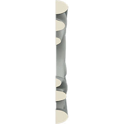 Ekena Millwork - SAMPLE-PIR04X00TO - SAMPLE - 4"H x 3/8"P x 12"L Tomango Pierced Moulding, 96" Length