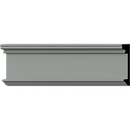Ekena Millwork - PIR03X00BP - 3 1/8"H x 5/8"P x 94 1/2"L Pierced Moulding Backplate, fits Pierced Moulding Heights 2" and under