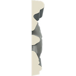 Ekena Millwork - SAMPLE-PIR02X00DE - SAMPLE - 2 1/4"H x 3/8"P x 12"L Derry Pierced Moulding