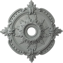 Ekena Millwork - CM28BE_P - 28 3/8"OD x 3 3/4"ID x 1 5/8"P Benson Classic Ceiling Medallion (Fits Canopies up to 6 1/2")