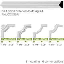 Ekena Millwork - PML01X01BR - 7/8"H x 5/8"P x 94 1/2"L Bradford Smooth Panel Moulding
