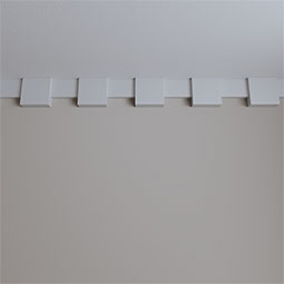 Ekena Millwork - MLD04X01DE - 4 3/8"W x 1 1/4"P x 4 3/8" T/S x 94 1/2" Length Dentil Block Moulding
