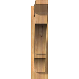 Ekena Millwork - OUTBOA06 - Balboa Slat Style Rustic Timber Wood Outlooker