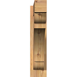 Ekena Millwork - OUTOLY05 - Olympic Block Style Rustic Timber Wood Outlooker