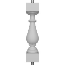  - BALTR - Traditional Baluster - 5 7/8" On Center Spacing to Pass 4" Sphere Code