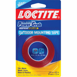 Henkel Corporation - 1360350 - 3/4 x 60 inch (19mm x 1.5m) Loctite Power Grab Mounting Tape