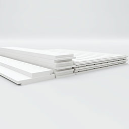 Ekena Millwork - WPKFBD - Framed Beadboard PVC Wainscot Paneling Kit