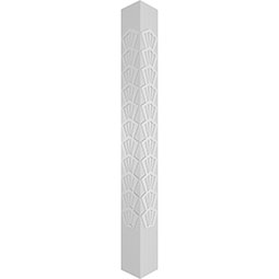 Ekena Millwork - CCENCTL - Craftsman Classic Square Non-Tapered Coastal Fretwork Column