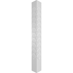 Ekena Millwork - CCENBND - Craftsman Classic Square Non-Tapered Bondi Fretwork Column