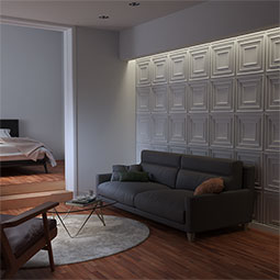 Ekena Millwork - WPMX - 19 5/8"W x 19 5/8"H Multiplex EnduraWall Decorative 3D Wall Panel