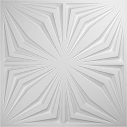 Ekena Millwork - WPAH - 19 5/8"W x 19 5/8"H Asher EnduraWall Decorative 3D Wall Panel