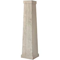 Fypon, Ltd. - CWEVFLTT - EverCedar Faux Wood-Grained Flat-Pack Tapered Column Wrap