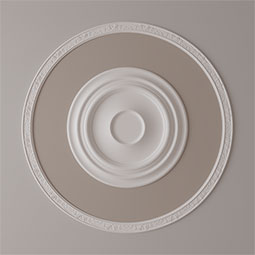 Ekena Millwork - CR41RO_P - 42 1/2"OD x 36"ID x 3 1/4"W x 3/4"P Rose Ceiling Ring