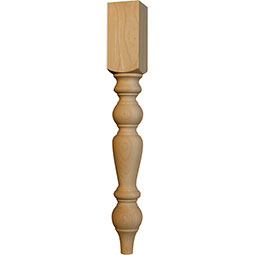 Osborne Wood Products, Inc. - OSDTLOLDEC - Old English Country Dining Table Leg