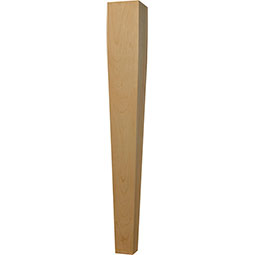 Osborne Wood Products, Inc. - OSDTLFST - Four Sided Tapered Dining Table Leg