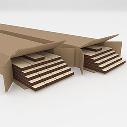 Ekena Millwork - SWW - Traditional Adjustable Wood Slat Wall Panel Kit