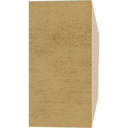 Ekena Millwork - RFTURGRN - Greensboro Rough Cedar Woodgrain TimberThane Rafter Tail, Primed Tan