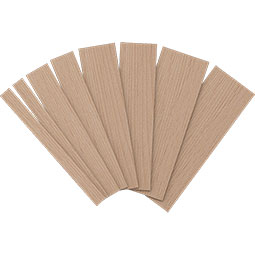 Ekena Millwork - SAMPLE-SWW - Adjustable Wood Slat Wall Panel Sample Kit (contains 8 slats total)