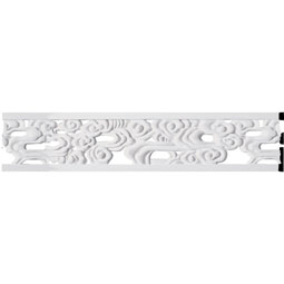 Ekena Millwork - PML07X01FL - 7"H x 5/8"P x 94 1/2"L Flower Pierced Panel Moulding