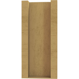 Ekena Millwork - OUTURIMP24 - Imperial Slat Rough Cedar Woodgrain TimberThane Outlooker