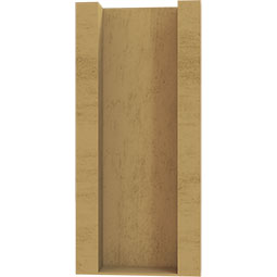 Ekena Millwork - OUTURIMP44 - Imperial Block Rough Cedar Woodgrain TimberThane Outlooker