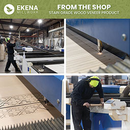Ekena Millwork - SWWMAY - May Adjustable Wood Decorative Slat Wall Panel Kit