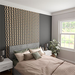 Ekena Millwork - SWWWBH - Wabash Adjustable Wood Decorative Slat Wall Panel Kit