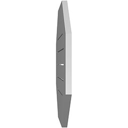 Ekena Millwork - GVSOC01 - Octagonal Surface Mount Signature Urethane Gable Vent Standard Frame, Primed Tan