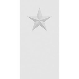 Ekena Millwork - PBSFOS06 - Standard Foster Star Plinth Block With Square Edge