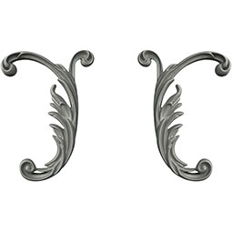 Ekena Millwork - ONL06X07X01ME-P - 5 7/8"W x 6 3/4"H x 7/8"P Medway Scroll Onlay (Sold as a Pair or Separately)
